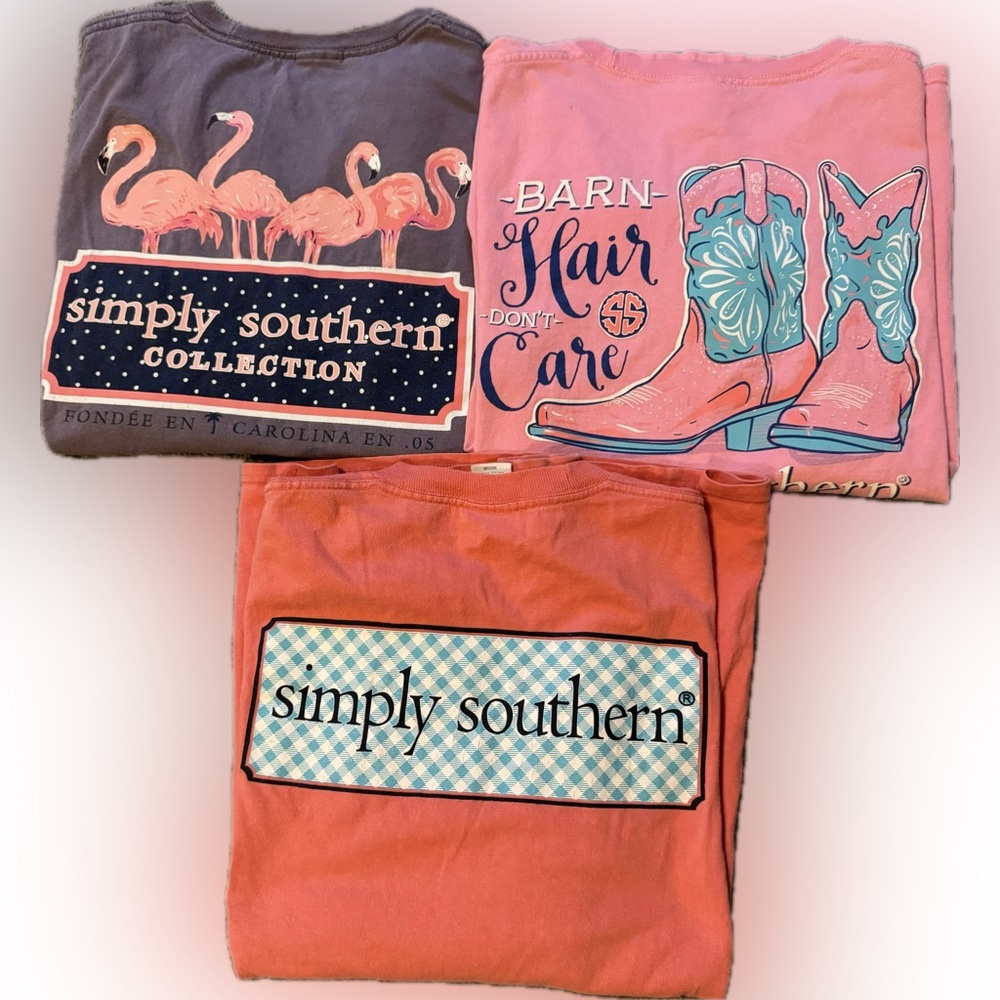 Simply Southern Shirt Bundle Medium (3)